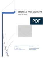 Strategic Management: Mini Case Study