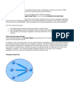 IPSec Network Protocol Security