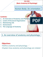 The Human Body: An Orientation