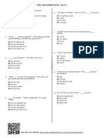 26 - Pre Intermediate Test 5