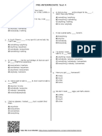 25 - Pre Intermediate Test 4