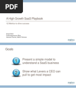 High Growth SaaS Playbook