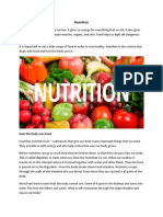 Summarizing The Text (Nutrition)