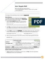 Student Exploration: Doppler Shift: Prior Knowledge Questions (Do These BEFORE Using The Gizmo