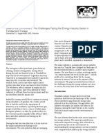 SPE 81158 State of The Environment: The Challenges Facing The Energy Industry Sector in Trinidad and Tobago