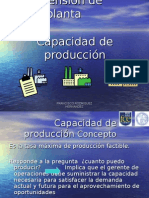 Capacidad de Produccion