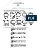 Performance Test - Music6 - Student Work Sample-Average Performer