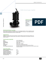 Multi-Channel Open Impeller: Submersible Pumps