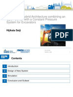 Hydraulic Hybrid Architecture Combining An Open Center With A Constant Pressure System For Excavators