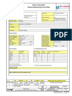 Stress Calculation Stress Engineering Cover Sheet