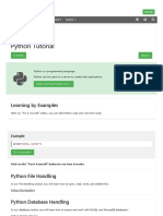 Python Tutorial