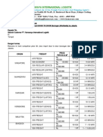 Tarif Jasa Import Door To Door (Fob Agent) - Kamaraya Logistik