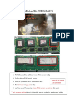 Trouble Alarm 900 Rom Parity: Move M/C Jog M/C Macro ROM Module No Software M/C Can Move and Jog Macro ROM Module