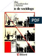 Bordieu El Oficio Del Sociologo