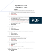 Segundo Examen Parcial Catedra Primeros Auxilios: E) Solo B y C Son Correctas