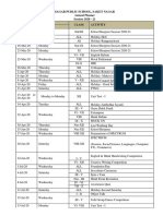 Sagar Public School, Saket Nagar Annual Planner Session 2020 - 21 2020-21 Class Activity Date Day