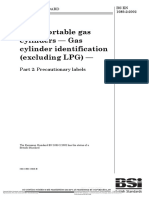 BS EN 1089 - 2 - 2002gas - Cylinder - Identification