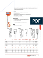 REMA C-21 Hand Chain Hoist: Properties