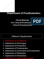 00 Intro Department of Prosthodontics