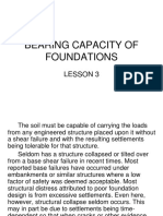 Bearing Capacity of Foundations: Lesson 3