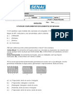 Atividade Elementos de Máquinas