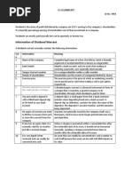 Assignment Dividend Warrant