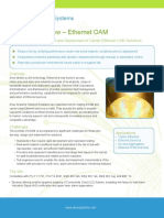 Solution Brief - Ethernet OAM