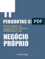 E Book 11 Perguntas Chaves para Abrir Um Negócio Próprio