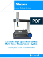 Maxos: Automatic High Speed Non Contact Multi Axes Measurement System