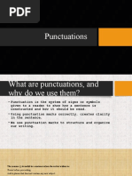 Punctuation S