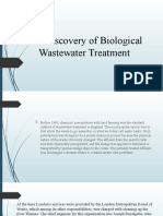 The Discovery of Biological Wastewater Treatment