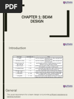 1 Beam Design