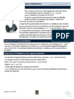 TD Stockage de L'énergie Complément: Exercice N°1: Le SEGWAY