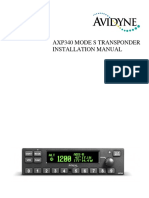 Axp340 Mode S Transponder Installation Manual