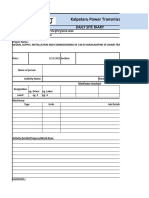 Daily Site Diary-Format