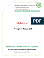 Lab Manual: Department of Computer Science & Engineering