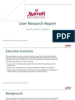 User Research Report: Presented by Jake Allen, UX Researcher