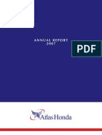 Atlas Honda: Annual Report 2 0 0 7