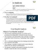 Cost Benefit Analysis: Decision Making Is About Choices