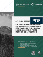 Deforestación 2001-2018 México