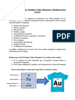 Trabajo Final Tabla Periódica Valor 100 Puntos