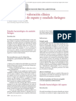 11.008 Indicaciones y Valoración Clínica de Los Cultivos de Esputo y Exudado Faríngeo