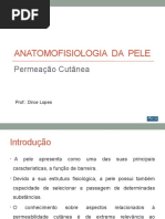 Anatomofisiologia - Permeação Cutânea Aula 7