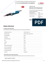 Ficha Tecnica Amoladora Recta BOGGS28LCE