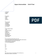 Unit 6 Test Answer Key