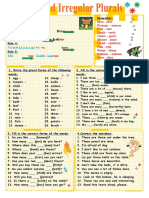 Plurals Worksheet