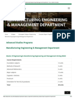 Manufacturing Engineering & Management Department - de La Salle University