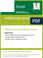 Curso Excel Básico 2019 - Sesión 04