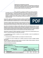 Elaboración de Los Programas de Auditoria