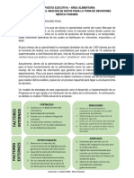 TAREA No1. - RESUMEN EJECUTIVO (DATOS E INFORMACION RELEVANTE DE UNA ORG. PARA LA TOMA DE DECISIONES)